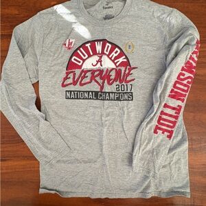 Alabama Crimson Tide Outwork Everyone long sleeve size L